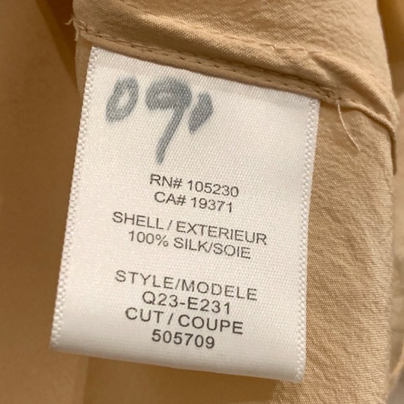 COPY - Equipment silk shirt in peach - Picture 4 of 5
